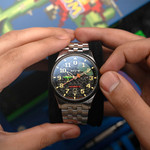 AVI-8 FLYBOY Capcom 1942 Automatic Pixel LE Silver Ace #AV-4121-11