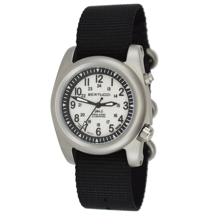 Bertucci A-2SEL Field Watch with Dual Lighting System For White Dial #22025