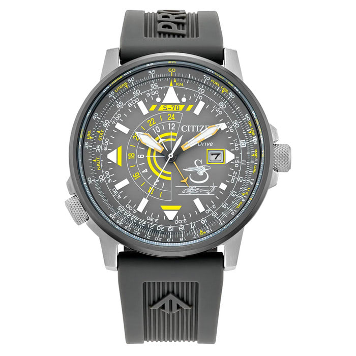 Citizen Promaster Nighthawk x Sikorsky Special Edition Solar Pilot Watch #BJ7004-43H
