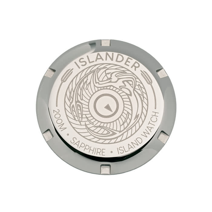 Etched Caseback for Islander 43mm Dive Watches #BK-02