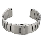 Islander 20mm Brushed Solid-Link Watch Bracelet for Seiko Monster #BRAC-114