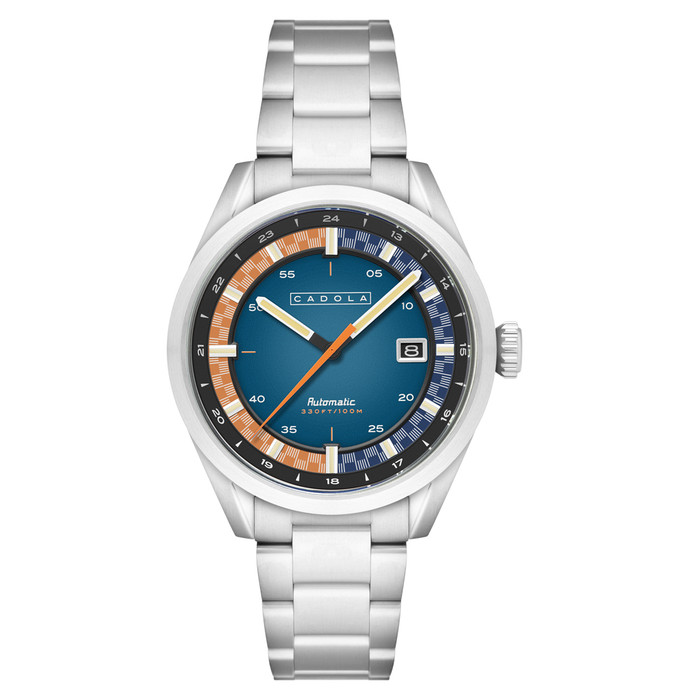 Cadola Paddock Automatic Watch with Navy Blue Dial #CD-1037-22