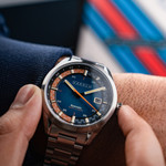 Cadola Paddock Automatic Watch with Navy Blue Dial #CD-1037-22