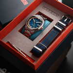 Cadola Paddock Automatic Watch with Navy Blue Dial #CD-1037-22