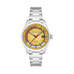 Cadola Paddock Automatic Watch with Lemon Yellow Dial #CD-1037-33