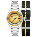 Cadola Paddock Automatic Watch with Lemon Yellow Dial #CD-1037-33
