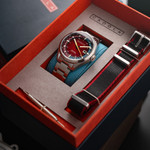 Cadola Paddock Automatic Watch with Deep Red Dial #CD-1037-55