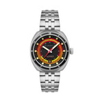 Cadola Giulia Suprema Automatic Watch with Glossy Black Dial #CD-1044-11
