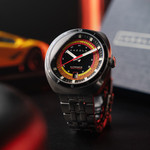 Cadola Giulia Suprema Automatic Watch with Glossy Black Dial #CD-1044-11