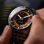 Cadola Giulia Suprema Automatic Watch with Glossy Black Dial #CD-1044-11