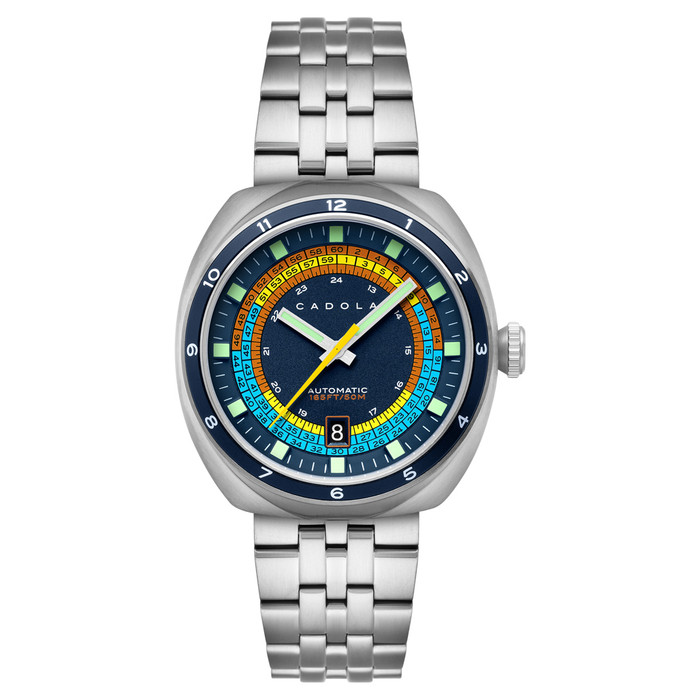 Cadola Giulia Suprema Automatic Watch with Dark Slate Blue Dial #CD-1044-33