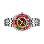 Cadola Giulia Suprema Automatic Watch with Metallic Red Dial #CD-1044-44