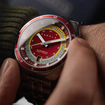 Cadola Giulia Suprema Automatic Watch with Metallic Red Dial #CD-1044-44