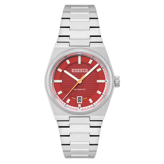 Cadola Lydden Hill Automatic Bumper Red Dial #CD-1056-44