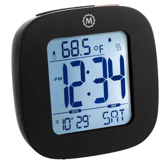 Marathon Compact LCD Alarm Clock #CL030058