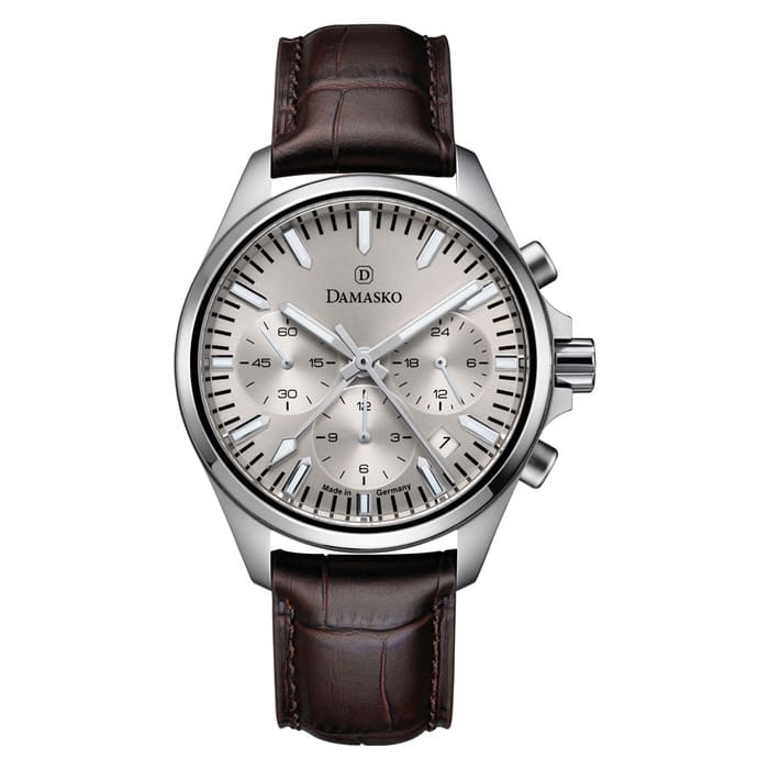 Damasko DC96 Center Minutes Elegant Chronograph with Champagne Dial #DC96-Champ