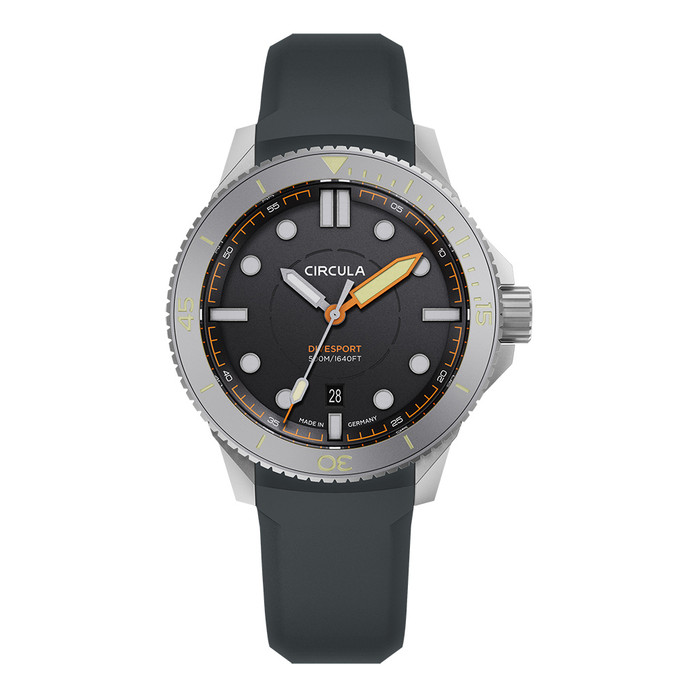 Circula DiveSport Titanium Automatic Dive Watch with Black Dial #DE-TR-ST