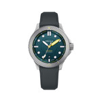 Circula DiveSport Titanium Automatic Dive Watch with Petrol Dial #DE-TR-PT