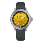 Circula DiveSport Titanium Automatic Dive Watch with Yellow Dial #DE-TR-JT