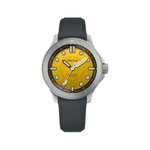 Circula DiveSport Titanium Automatic Dive Watch with Yellow Dial #DE-TR-JT