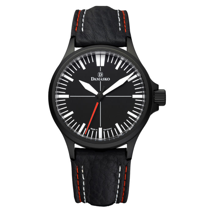 Damasko Black Steel Automatic Watch #DK30BK
