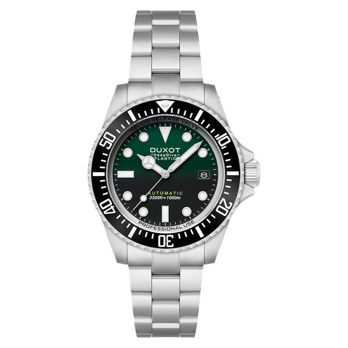 Duxot Atlantica Deep Dive Automatic Limited Edition Emerald Green Dial #DX-2066-22