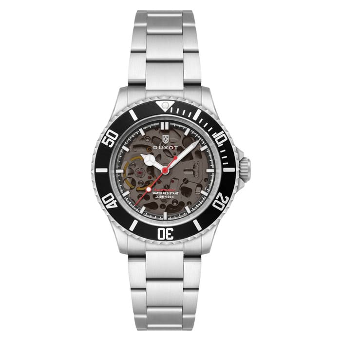 Duxot Atlantica Skeleton Automatic Black #DX-2067-11