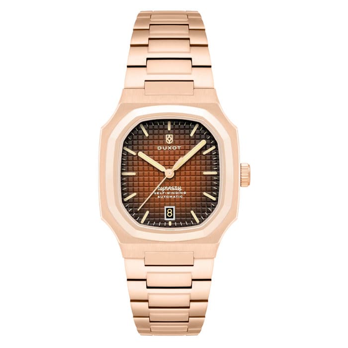 Duxot Colmar Automatic Rose Gold with Copper Brown Dial #DX-2069-55