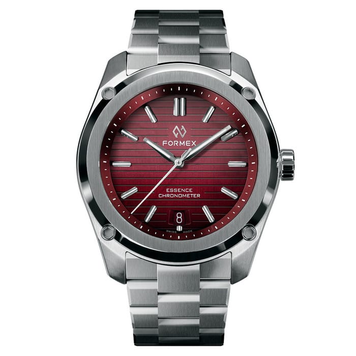 Formex Essence ThirtyNine Swiss Automatic Chronometer with Red Gamaret Dial #0333-1-6671-100
