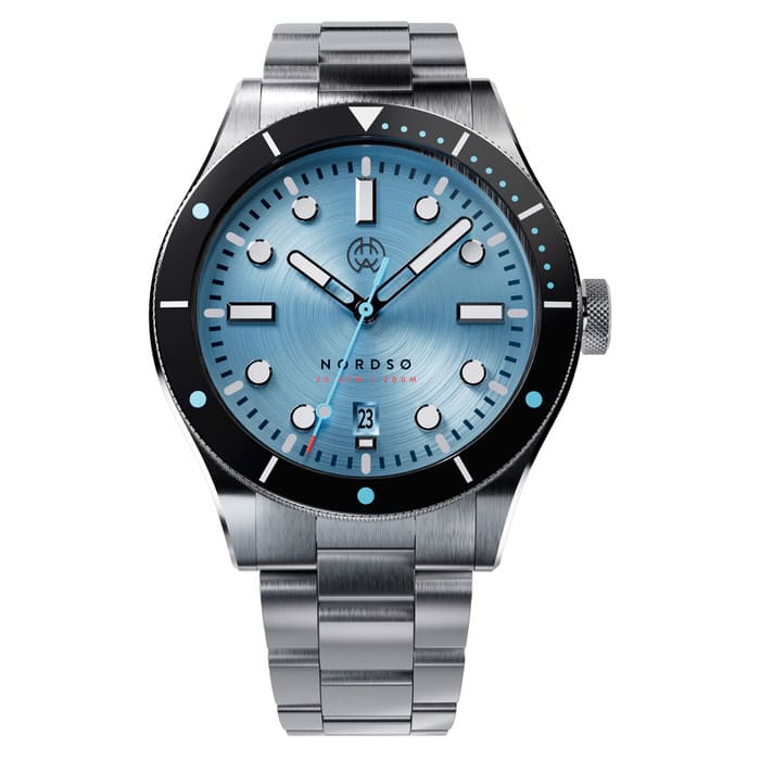 Henry Archer Nordso Automatic Dive Watch with Glacier Cyan Dial #HAC-NOR-GLC-3LI