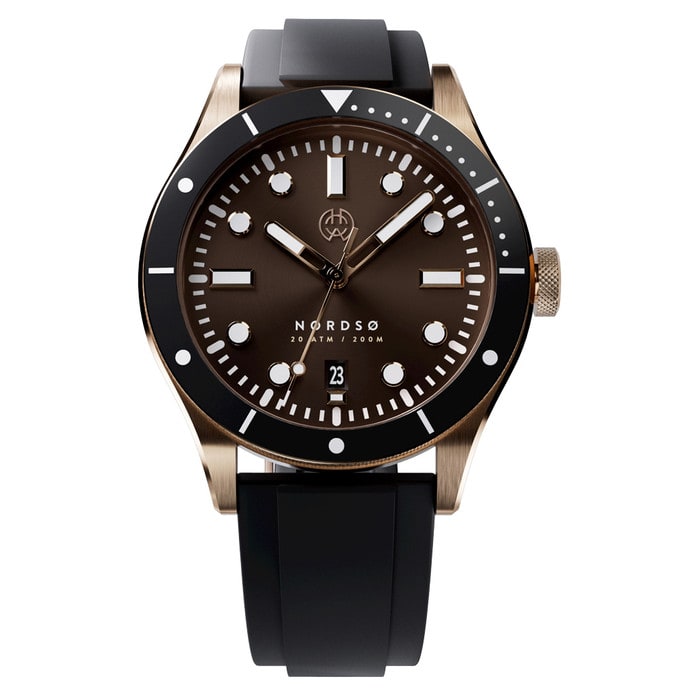 Henry Archer Nordso Automatic Watch with Solaris Brown Dial #HAC-NOR-SBN-SHB