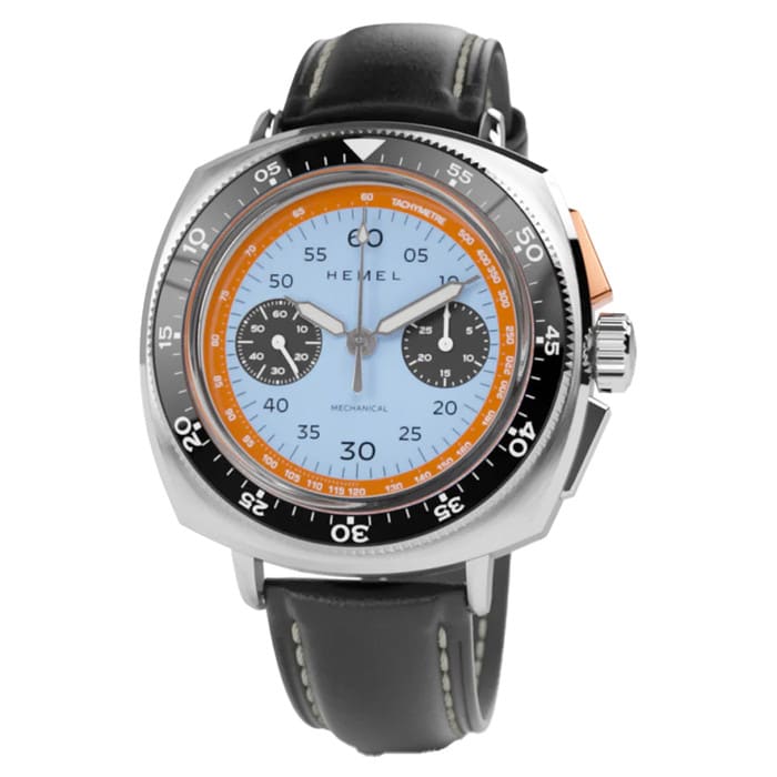 Hemel Sky Racer Mechanical Chronograph with Classic Blue Dial #HF37CBL