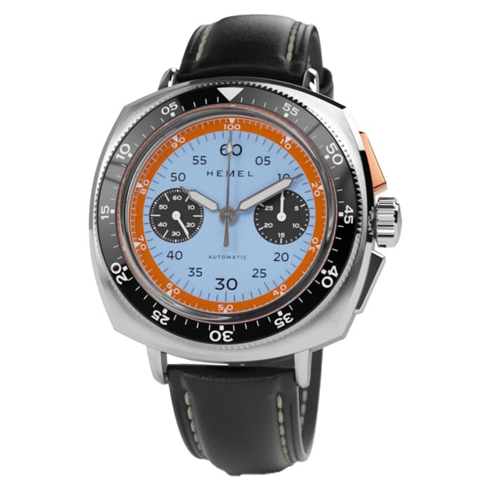 Hemel Sky Racer Automatic Chronograph with Classic Blue Dial #HF37CBLAuto