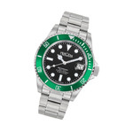 Herodia Mediterraneo Swiss Automatic Dive watch with Black Dial #HMEDSGRBK.AC