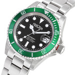 Herodia Mediterraneo Swiss Automatic Dive watch with Black Dial #HMEDSGRBK.AC