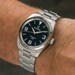 Islander Manhasset 36mm Automatic Watch with Black Dial #ISL-145 wrist