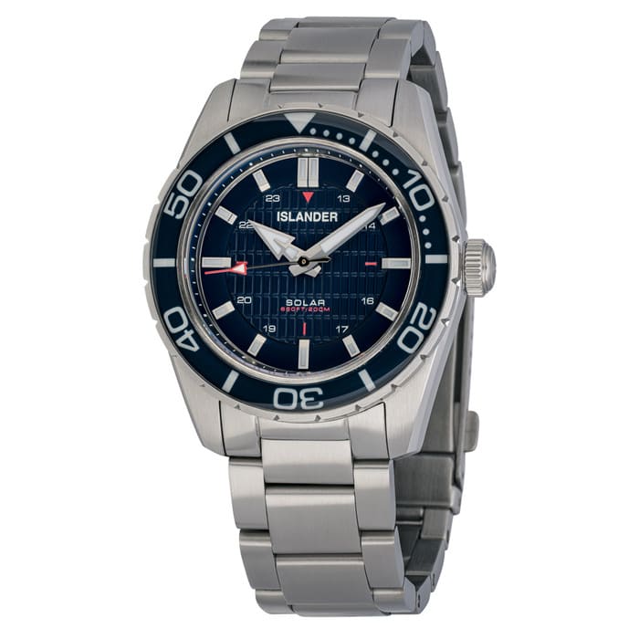 Islander Saltaire 38mm Solar Dive Watch with Marine Blue Dial #ISL-279