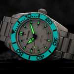 Islander Saltaire 38mm Solar Dive Watch with Pure White Dial #ISL-281