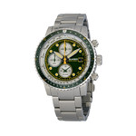 Islander Calverton Flight Chronograph Alarm Watch with Green Dial #ISL-285