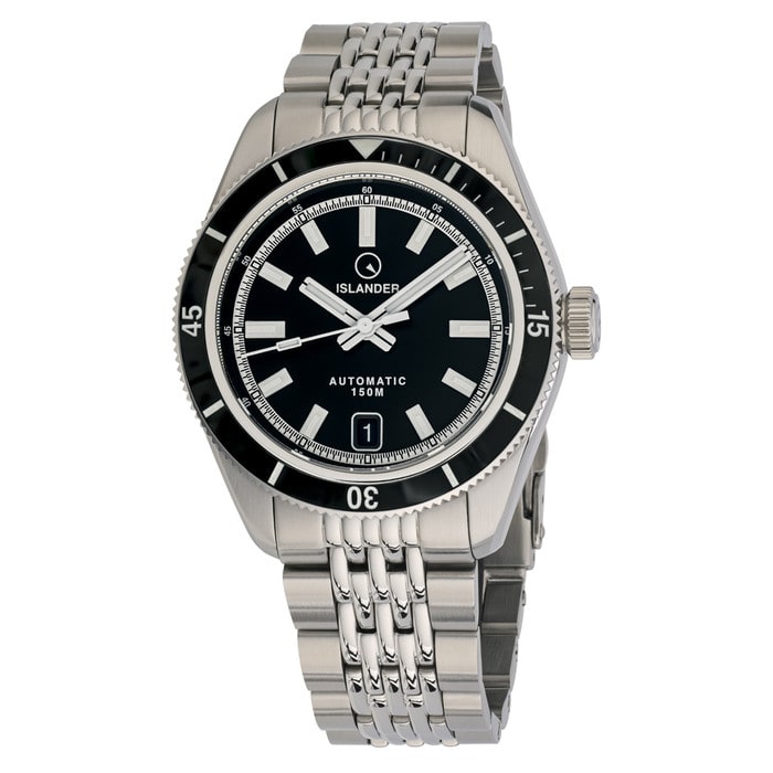 Islander Port Jefferson Skin Diver Automatic Watch with Ink Black Dial #ISL-296
