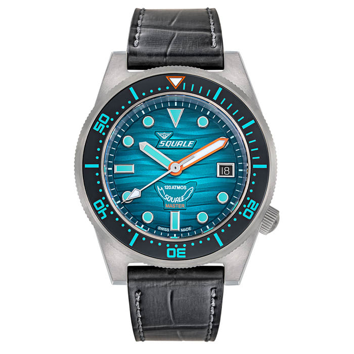 SQUALE Master Titanium Grand Vert Diver with Teal Dial #MASTIBKGR.RAL