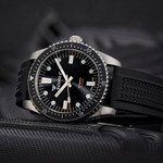 Squale Montauk 300M Swiss Automatic Diver with Black Sea Dial #MTK-21