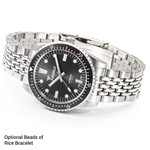 Squale Montauk 300M Swiss Automatic Diver with Black Sea Dial #MTK-21