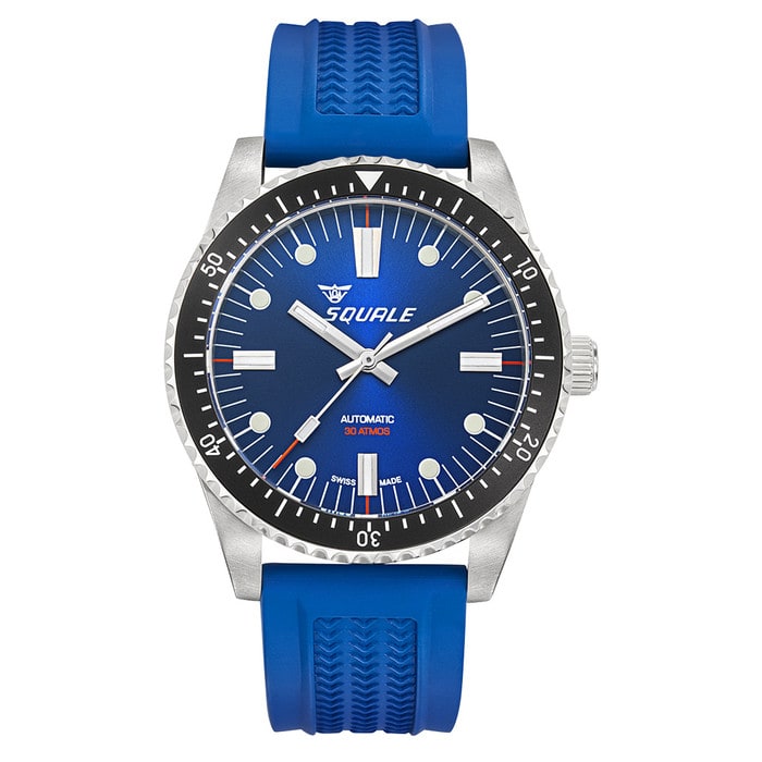 Squale Montauk 300M Swiss Automatic Diver with Rich Blue Dial #MTK-22