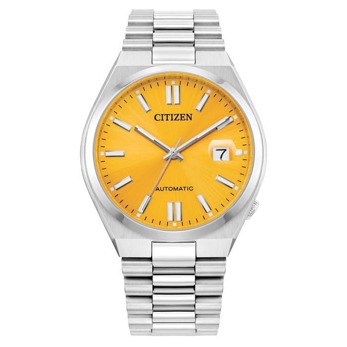 Citizen Tsuyosa Sports Automatic with Sunray Yellow Dial #NJ0150-56Z