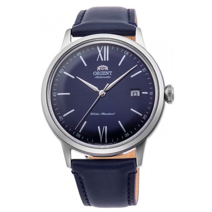 Scratch and Dent - Orient Automatic Dress Watch with Blue Dial and Leather Strap #SND1005