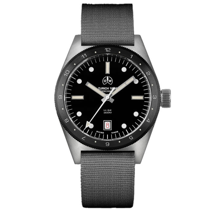 Ollech & Wajs Swiss Automatic M-52 All Units Military Field Watch #OW-M-52AU