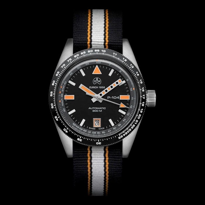 Ollech & Wajs Swiss Automatic P-104 Pilot's Watch #OW-P-104