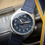 Circula ProFlight Automatic Pilot Watch with Blue Dial #PFE-SS-BB