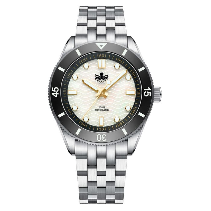 PHOIBOS Wave Master Automatic Dive Watch MOP No Date #PY053DN